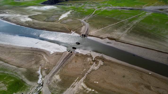 Water level drop in Germany