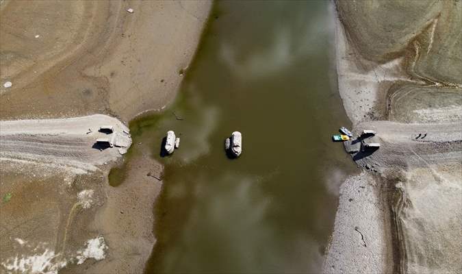 Water level drop in Germany