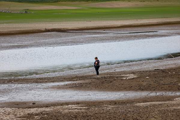 Water level drop in Germany