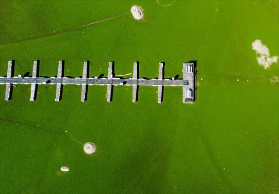 Water level drop in Germany