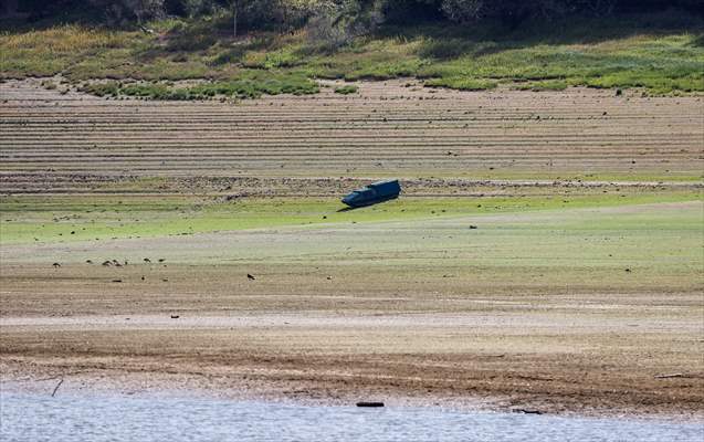 Water level drop in Germany