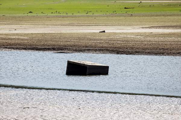 Water level drop in Germany