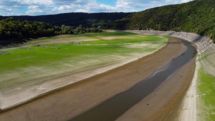 Water level drop in Germany