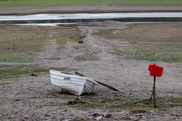 Water level drop in Germany