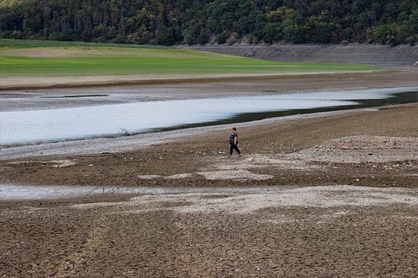 Water level drop in Germany