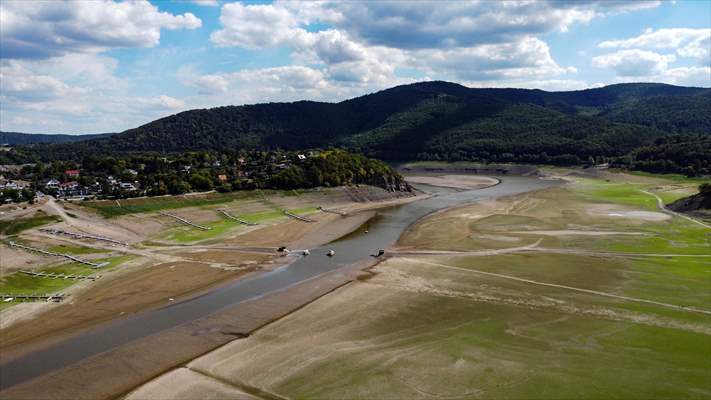 Water level drop in Germany