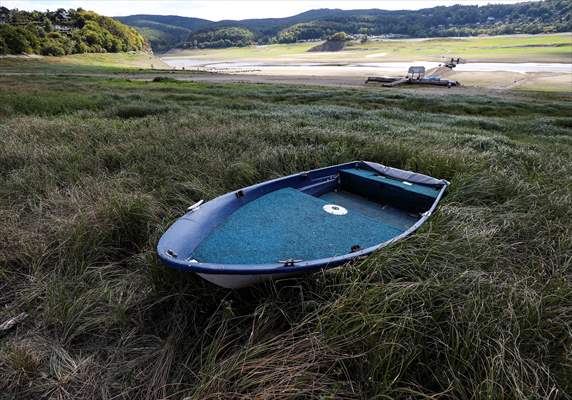 Water level drop in Germany