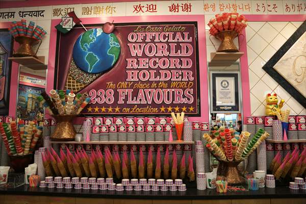 World Record 238 Ice Cream Flavours