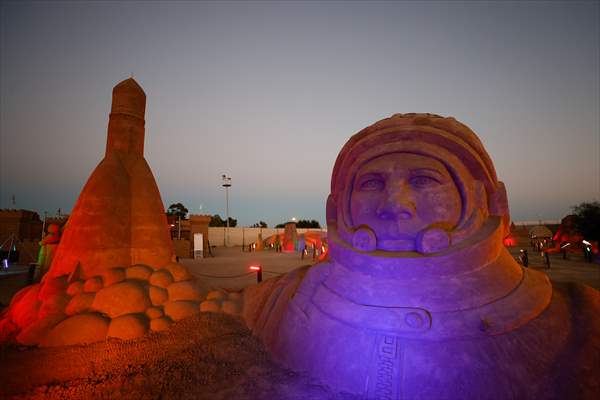 17th International Sand Sculpture Festival kicks off in Turkiye's Antalya