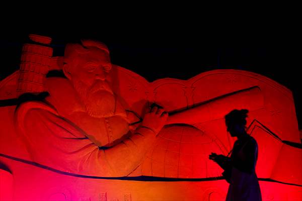 17th International Sand Sculpture Festival kicks off in Turkiye's Antalya