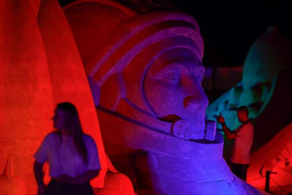 17th International Sand Sculpture Festival kicks off in Turkiye's Antalya