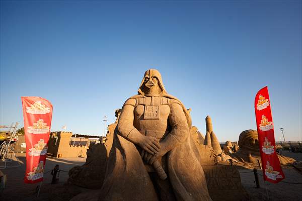 17th International Sand Sculpture Festival kicks off in Turkiye's Antalya