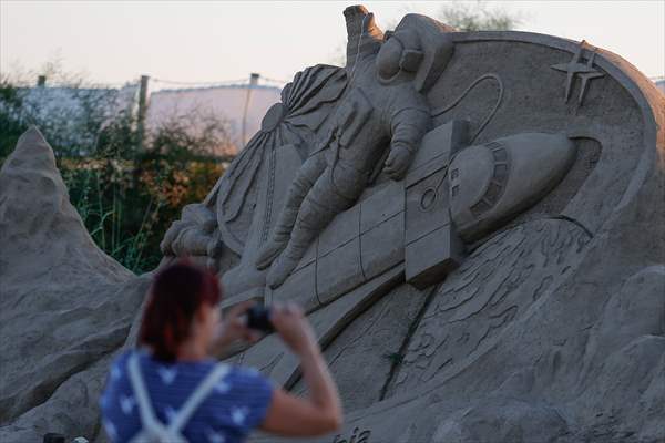 17th International Sand Sculpture Festival kicks off in Turkiye's Antalya