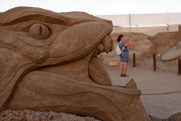 17th International Sand Sculpture Festival kicks off in Turkiye's Antalya