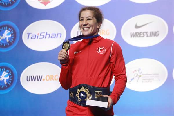 Turkish wrestler Yasemin Adar Yigit wins gold at World Championships