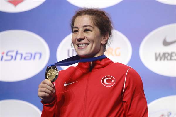 Turkish wrestler Yasemin Adar Yigit wins gold at World Championships