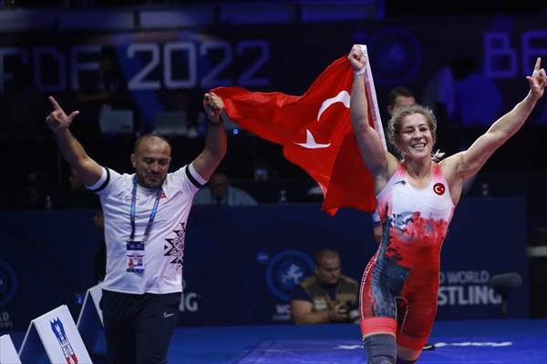 Turkish wrestler Yasemin Adar Yigit wins gold at World Championships