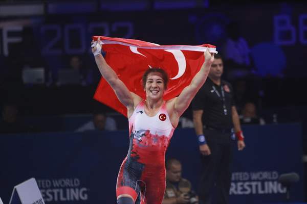 Turkish wrestler Yasemin Adar Yigit wins gold at World Championships