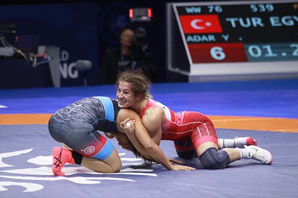 Turkish wrestler Yasemin Adar Yigit wins gold at World Championships