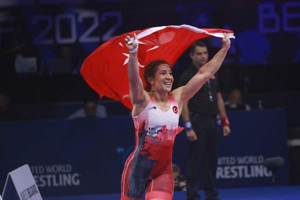 Turkish wrestler Yasemin Adar Yigit wins gold at World Championships