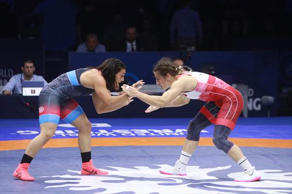 Turkish wrestler Yasemin Adar Yigit wins gold at World Championships