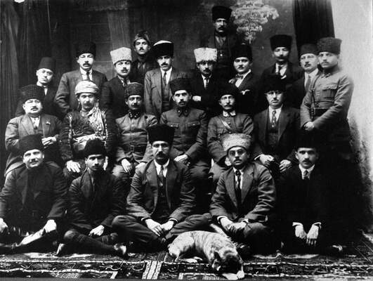 Celal Bayar, Kuvayi Milli'nin ileri gelenleri ile