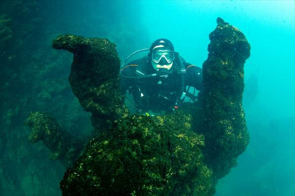 Van Gölü'nde 32,2 metre uzunluğunda mikrobiyalit görüntülendi