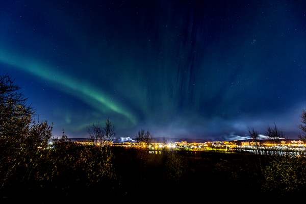 Northern lights in Russia's Murmansk