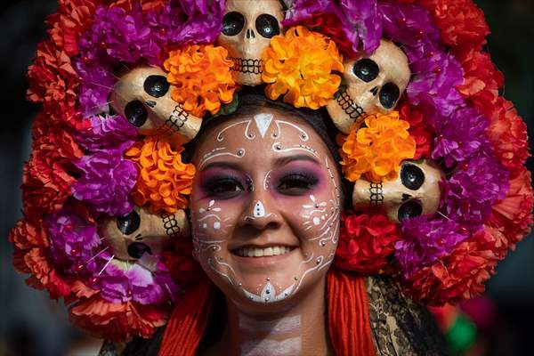 Catrinas Parade in Mexico City - Day of the Dead celebrations