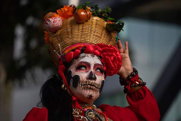 Catrinas Parade in Mexico City - Day of the Dead celebrations