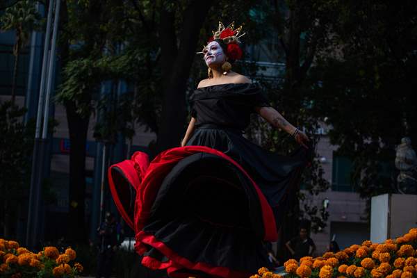 Catrinas Parade in Mexico City - Day of the Dead celebrations