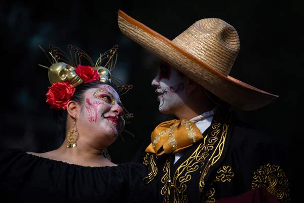 Catrinas Parade in Mexico City - Day of the Dead celebrations