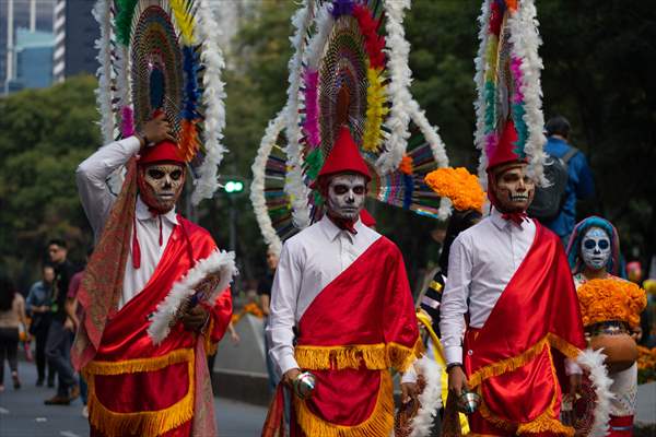 Catrinas Parade in Mexico City - Day of the Dead celebrations