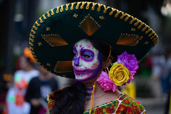 Catrinas Parade in Mexico City - Day of the Dead celebrations