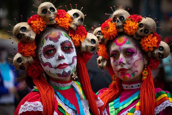 Catrinas Parade in Mexico City - Day of the Dead celebrations