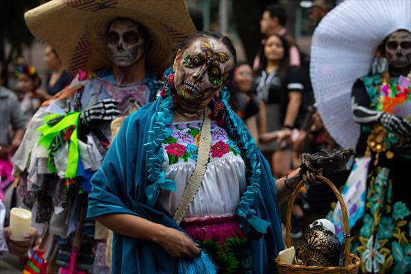 Catrinas Parade in Mexico City - Day of the Dead celebrations