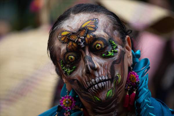 Catrinas Parade in Mexico City - Day of the Dead celebrations