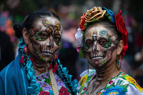 Catrinas Parade in Mexico City - Day of the Dead celebrations