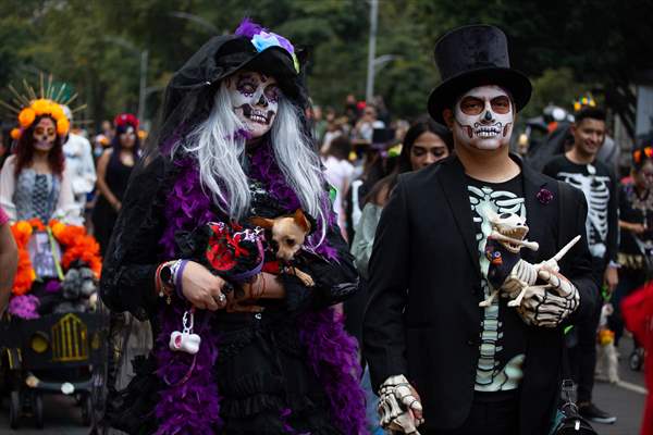 Catrinas Parade in Mexico City - Day of the Dead celebrations