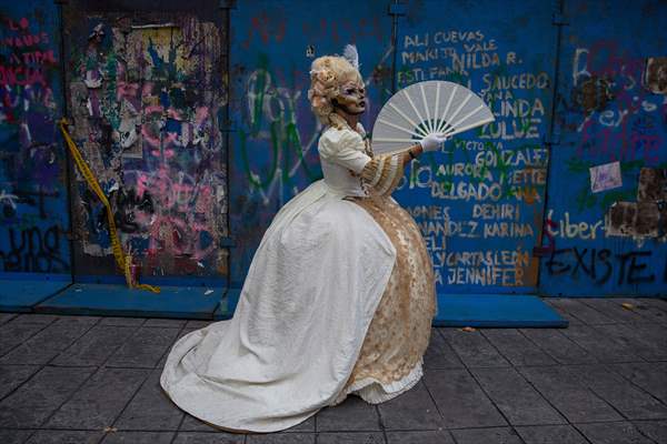 Catrinas Parade in Mexico City - Day of the Dead celebrations