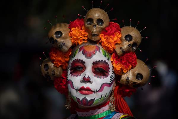 Catrinas Parade in Mexico City - Day of the Dead celebrations