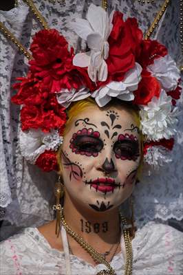 Catrinas Parade in Mexico City - Day of the Dead celebrations