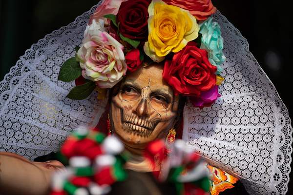 Catrinas Parade in Mexico City - Day of the Dead celebrations