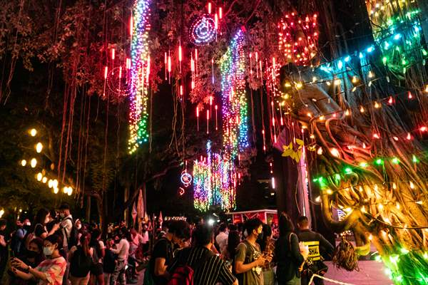 Festival of Lights in Philippines' Makati