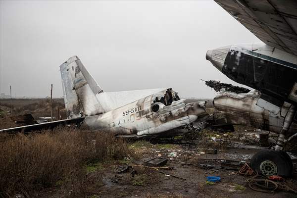 The Kherson International Airport became a "graveyard of military vehicles" after Russian retreat
