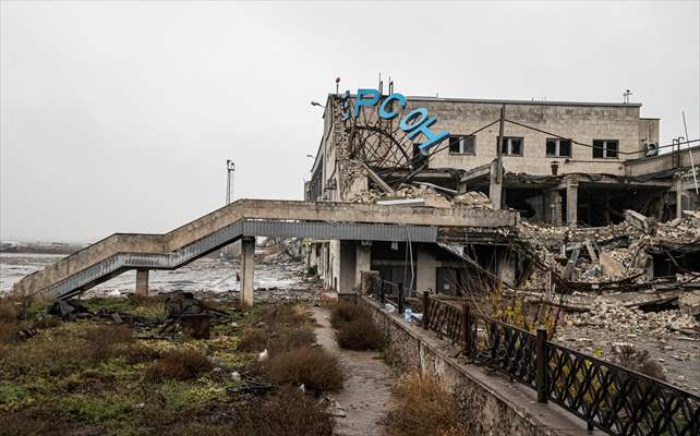 The Kherson International Airport became a "graveyard of military vehicles" after Russian retreat