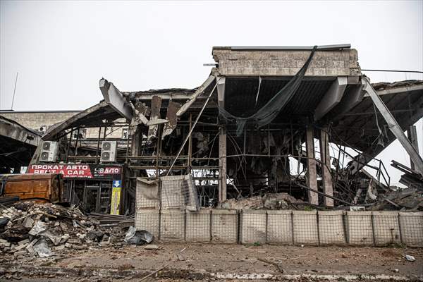 The Kherson International Airport became a "graveyard of military vehicles" after Russian retreat