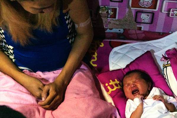 The baby named Vinice Villorente Mabansag, symbolizing the 8 billionth person in the world