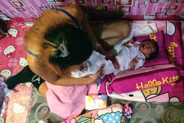 The baby named Vinice Villorente Mabansag, symbolizing the 8 billionth person in the world