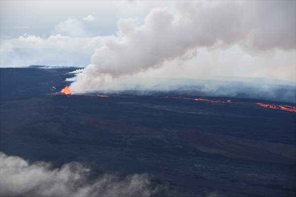 World's largest active volcano begins to erupt in US state of Hawaii after 38 years